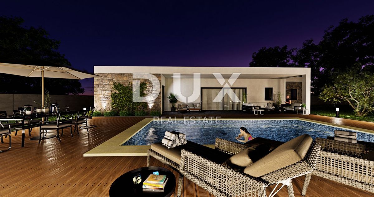 ISTRIA, LABIN - Casa con garage e piscina in costruzione