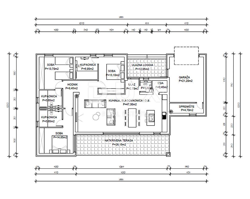ISTRIA, LABIN - Casa con garage e piscina in costruzione