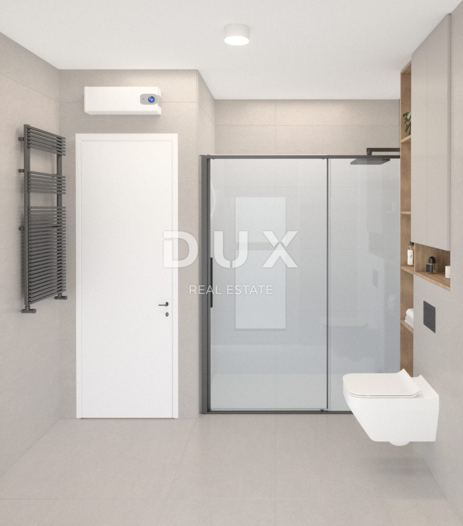 ISOLA DI PAG, ŠIMUNI - attico moderno in un nuovo edificio di alta qualità, vista mare, terrazza sul tetto