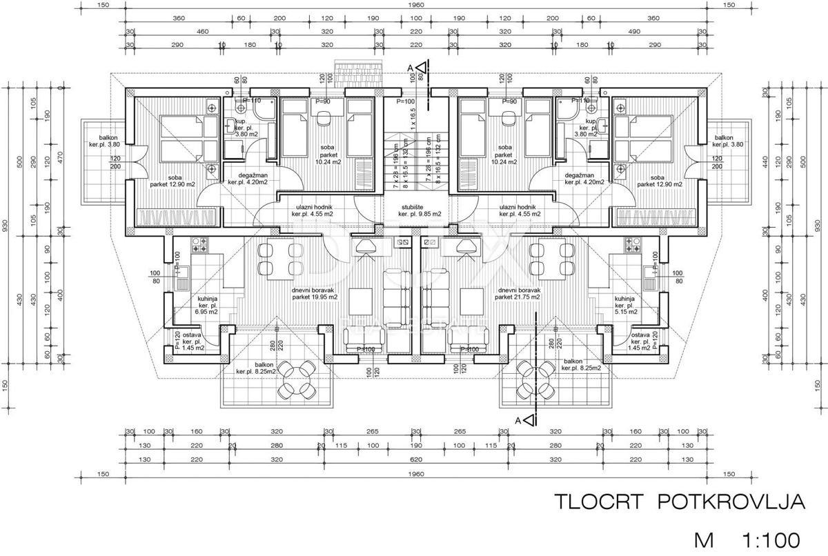 ISOLA DI KRK, vicinanze MALINSKA - Due appartamenti in una nuova costruzione