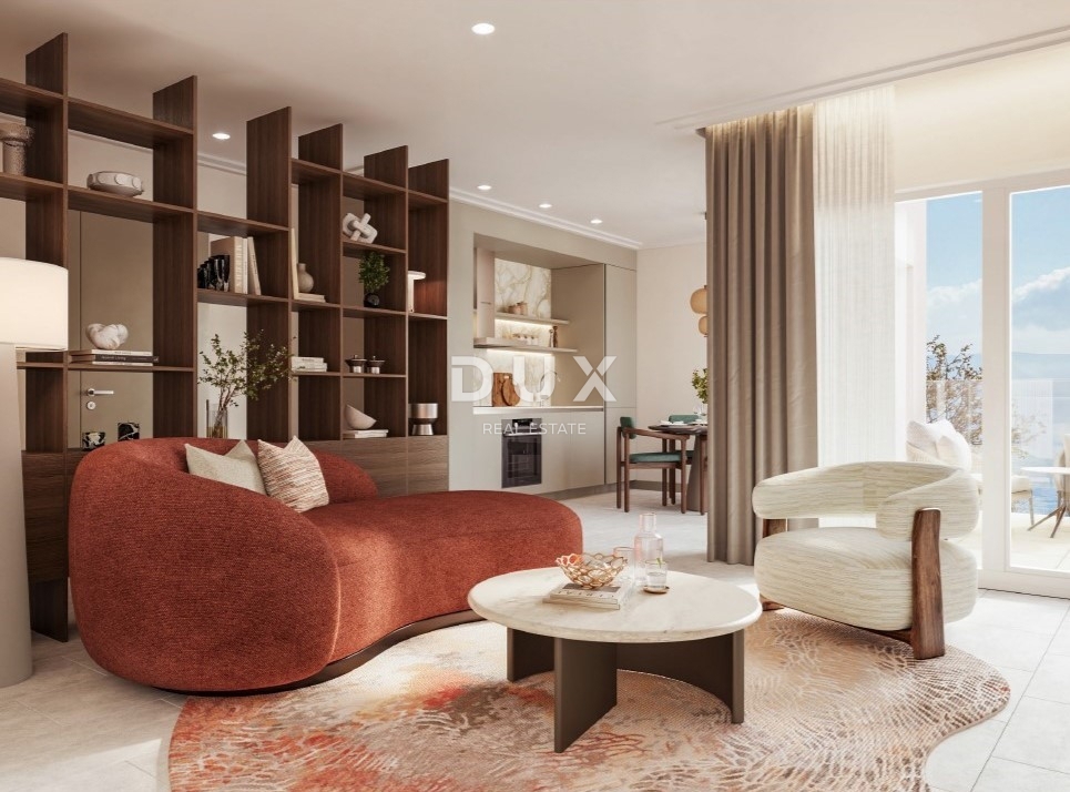 NOVI VINODOLSKI – Appartamento di 65 m² in un resort esclusivo, prima fila al mare con spiaggia privata