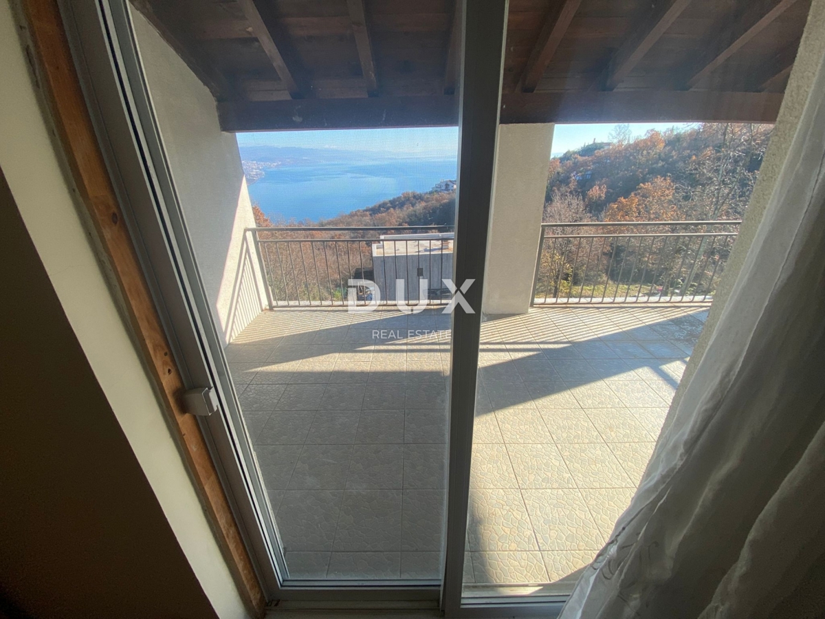 OPATIJA, BREGI - casa indipendente 400 m2 + giardino 826 m2 + 3 garage con vista mare! OCCASIONE!
