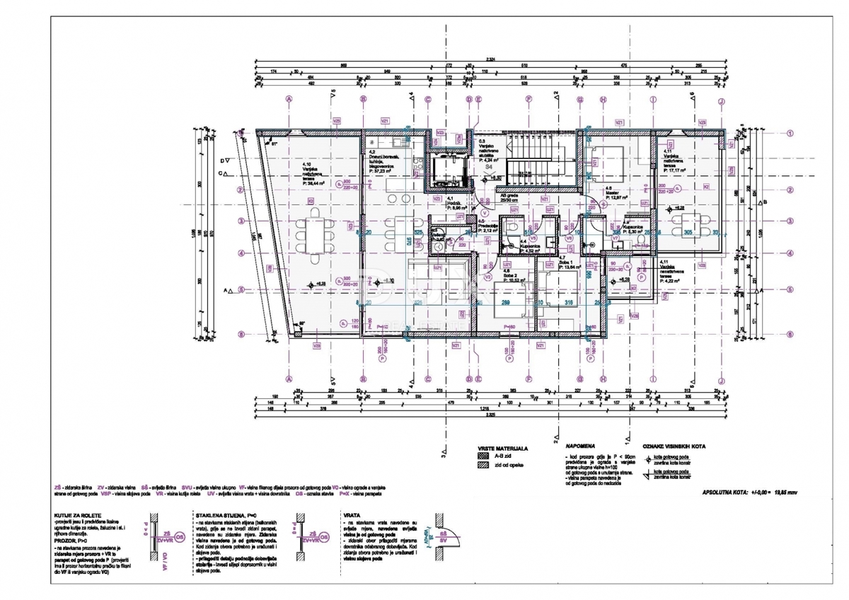 ŠIBENIK, VODICE - Attico di lusso con tre terrazze, ascensore e vista mare!
