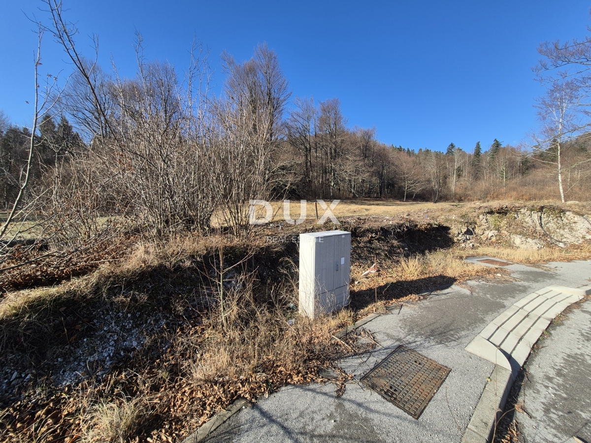 GORSKI KOTAR, FUŽINE - terreno edificabile 831 m2 - opportunità di investimento!