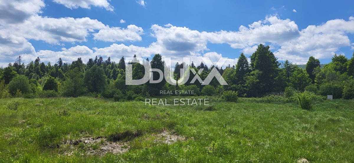 GORSKI KOTAR, FUŽINE - terreno edificabile 831 m2 - opportunità di investimento!