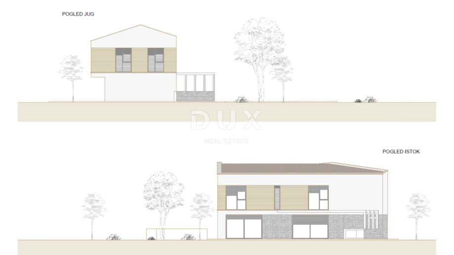 ISTRIA, ALBONA - Terreno con progetto principale