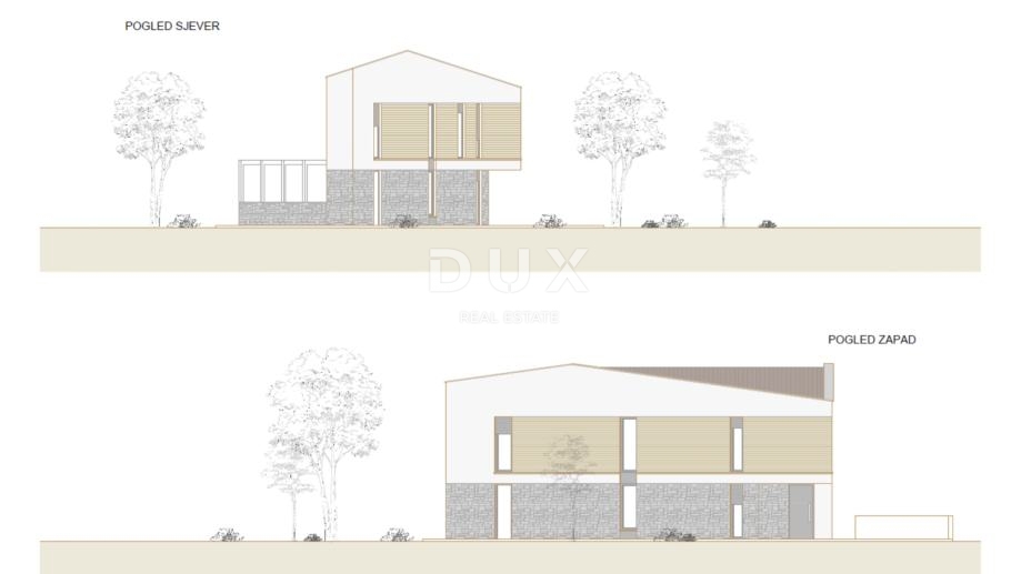 ISTRIA, ALBONA - Terreno con progetto principale