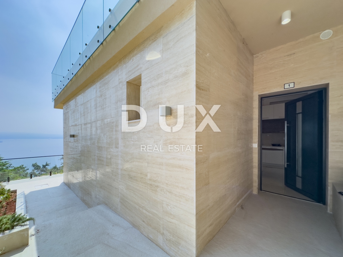 OPATIJA, LOVRAN – Appartamento esclusivo con vista panoramica e piscina