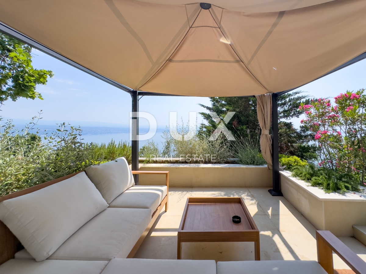OPATIJA, LOVRAN – Appartamento esclusivo con vista panoramica e piscina