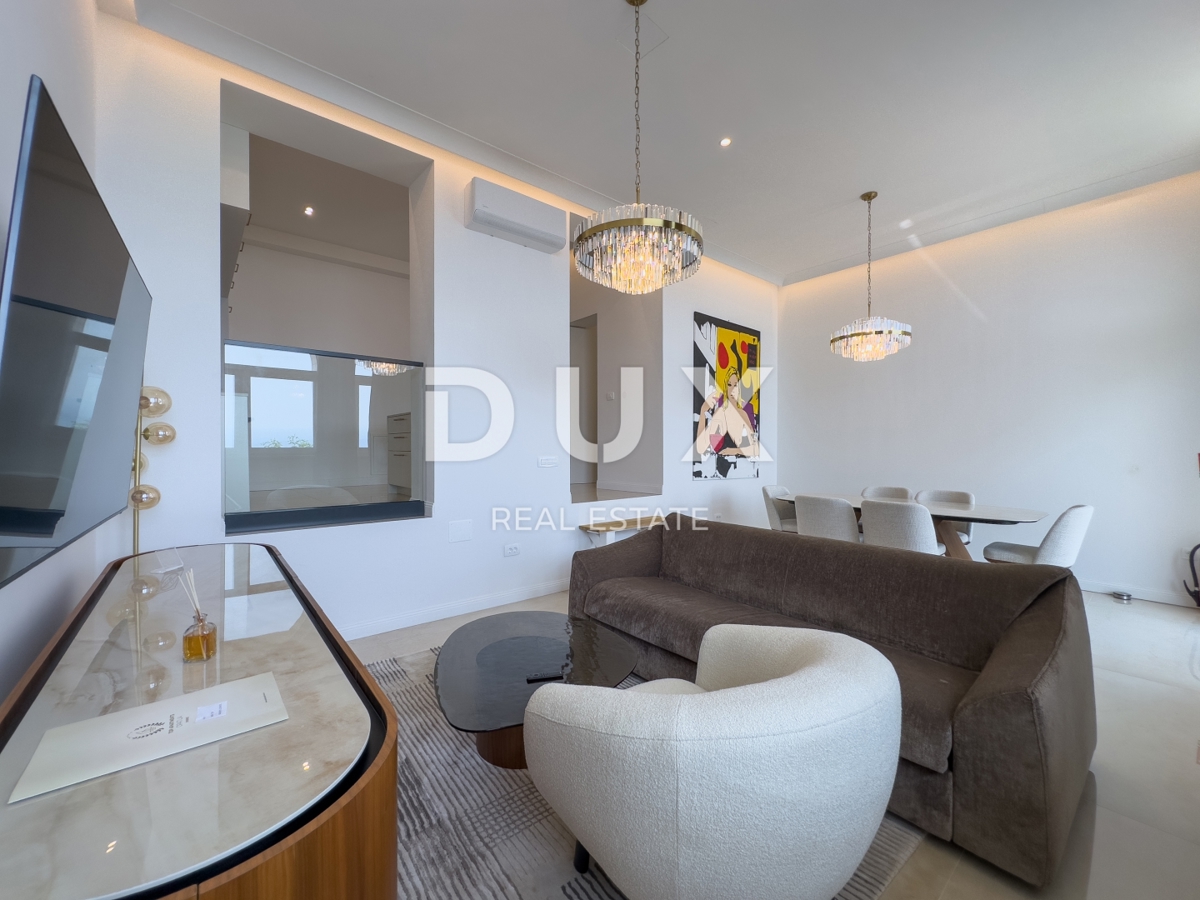 OPATIJA, LOVRAN – Appartamento esclusivo con vista panoramica e piscina