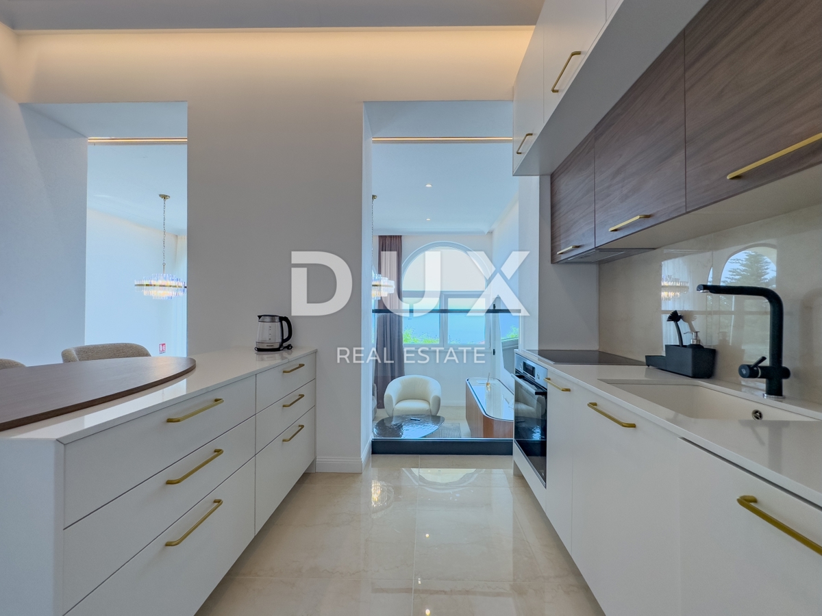 OPATIJA, LOVRAN – Appartamento esclusivo con vista panoramica e piscina