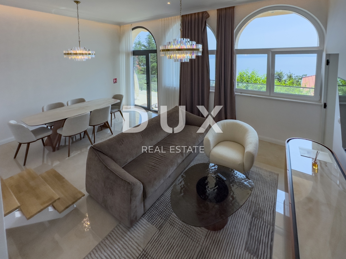 OPATIJA, LOVRAN – Appartamento esclusivo con vista panoramica e piscina