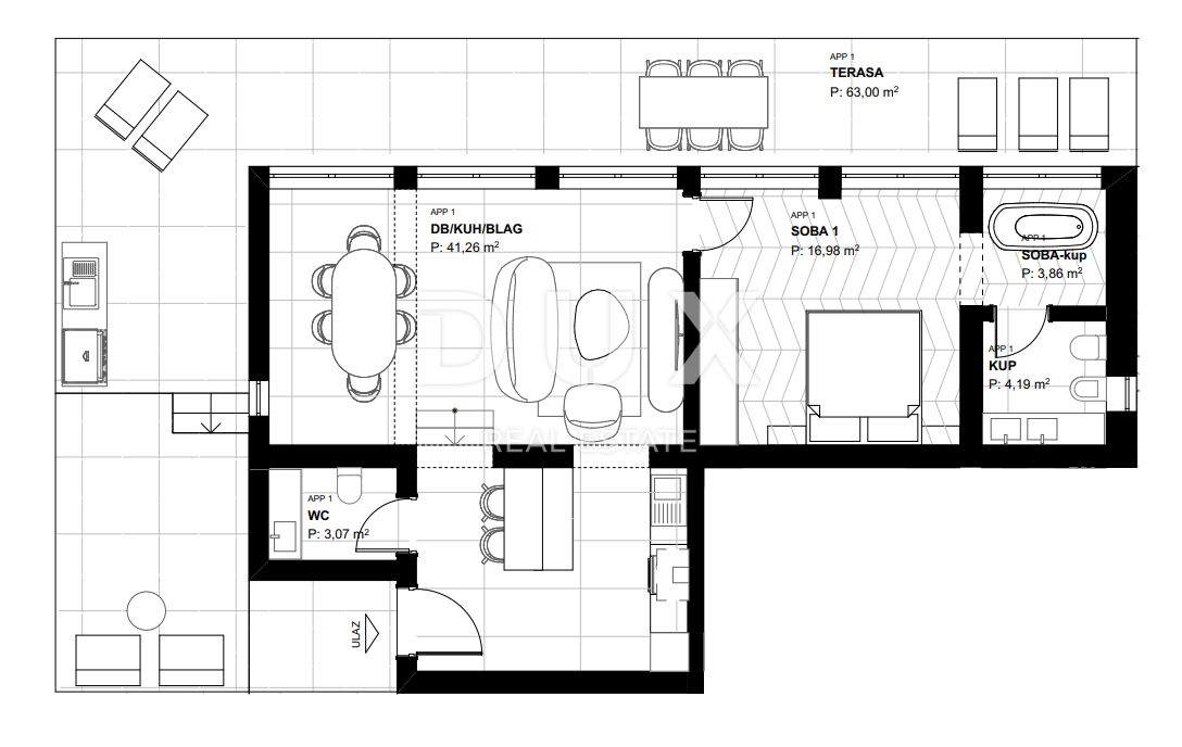 OPATIJA, LOVRAN – Appartamento esclusivo con vista panoramica e piscina