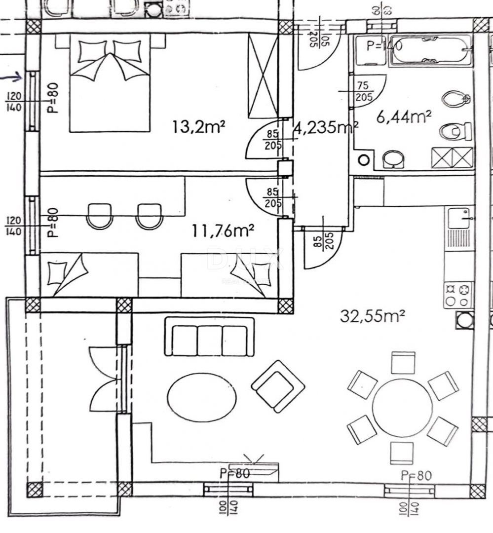 RIJEKA, DRAŽICE - Appartamento soleggiato e spazioso