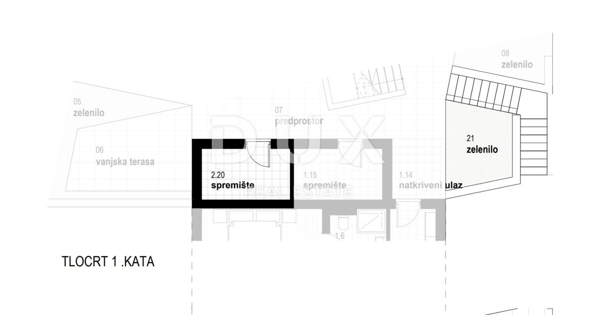 RIJEKA, KOSTRENA - esclusivo appartamento duplex 209,14 m2 nuova costruzione con splendida vista mare e piscina + giardino 356,39 m2 - S2-A