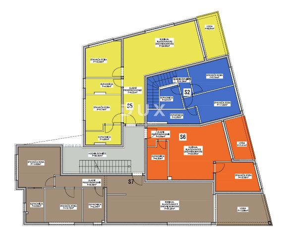 PRIVLAKA, ZADAR - S2 Nuovo edificio di lusso in seconda fila sul mare