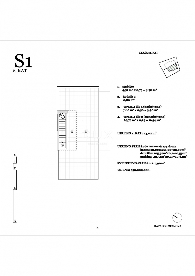 ŠIBENIK, VODICE - DUPLEX con piscina, terrazza sul tetto e vista mare