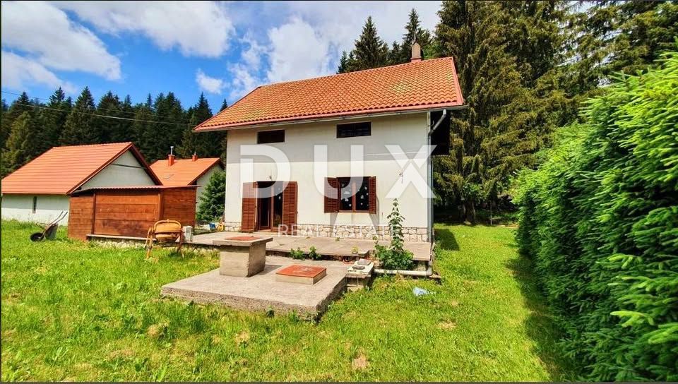 GORSKI KOTAR, SLJEME - Una casa spaziosa in una posizione da favola nella natura