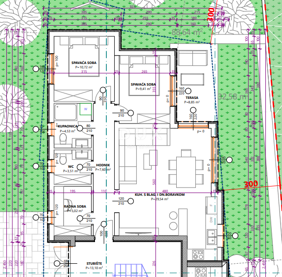 ŠIBENIK, VODICE – Nuova costruzione, appartamento al piano terra con terrazza