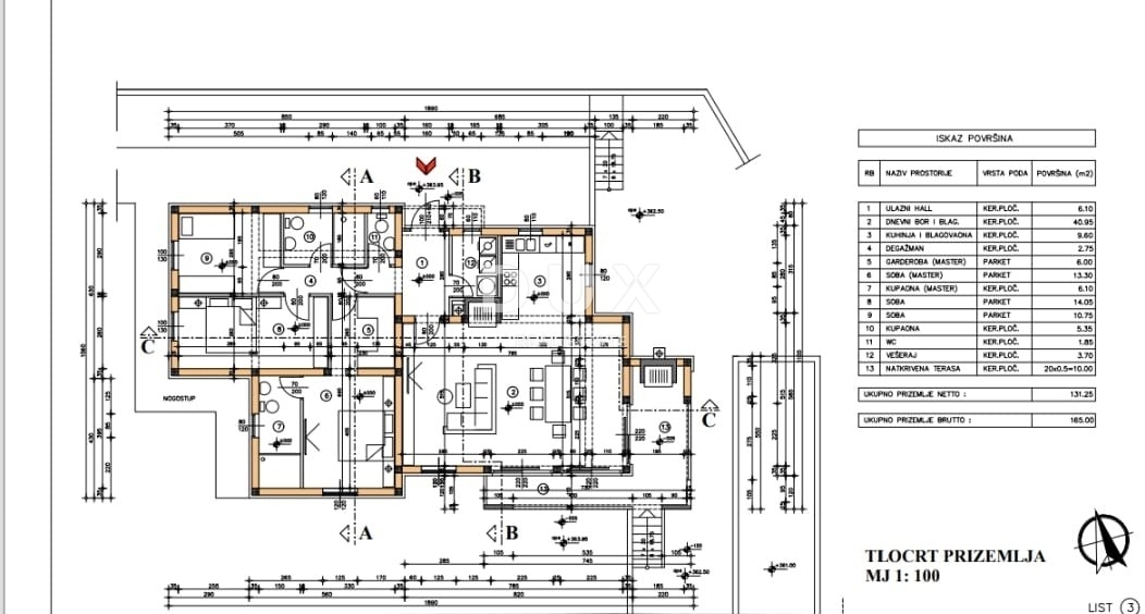 Terreno Kastav, 615m2