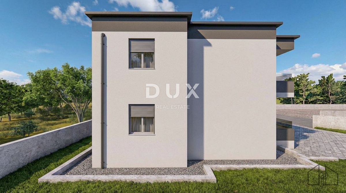 ISOLA DI RAB, KAMPOR - Appartamento con due camere da letto in un edificio di nuova costruzione di qualità, terrazza con vista, parcheggio!