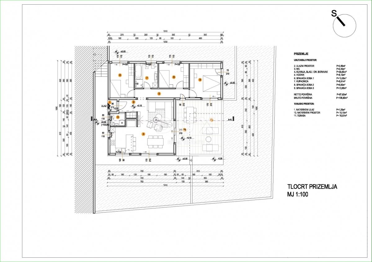 ŠIBENIK, BILICE – Casa moderna con 2 terrazze e giardino paesaggistico
