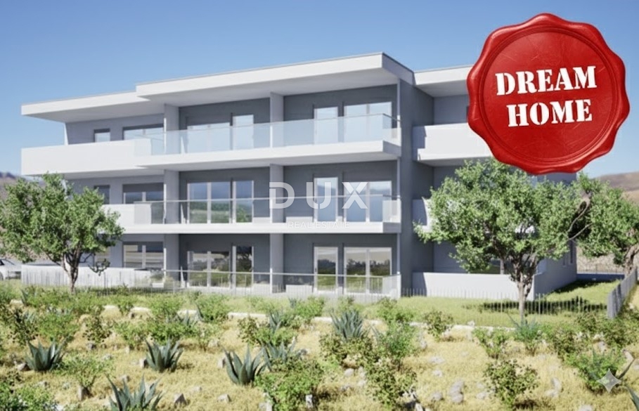 ISOLA DI PAG, POVLJANA - OCCASIONE! Appartamento di nuova costruzione in riva al mare!