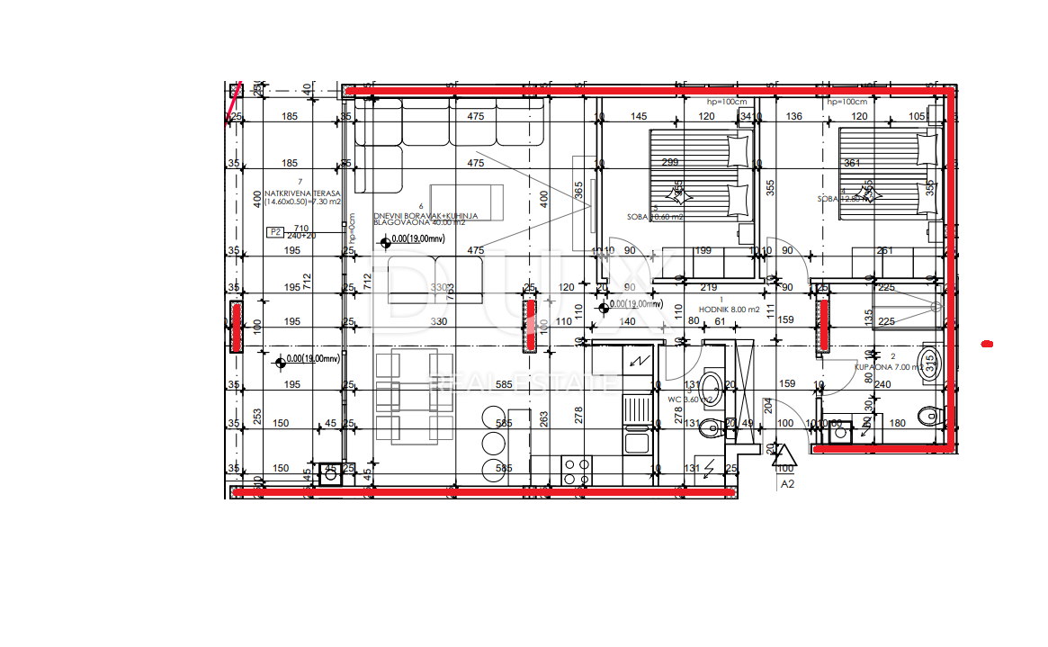 Appartamento Veli vrh, Pula, 89,30m2