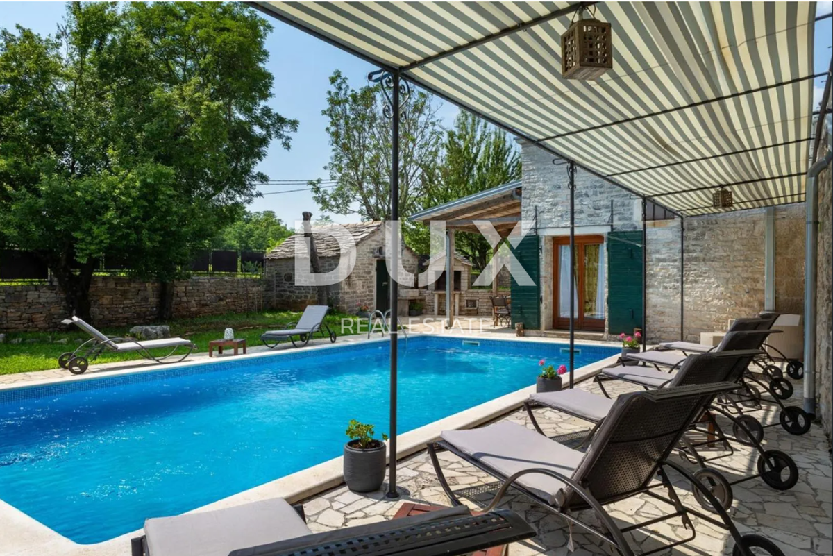 ISTRIA, ŽMINJ (DISTINI) - Impressionante casa in pietra istriana con piscina