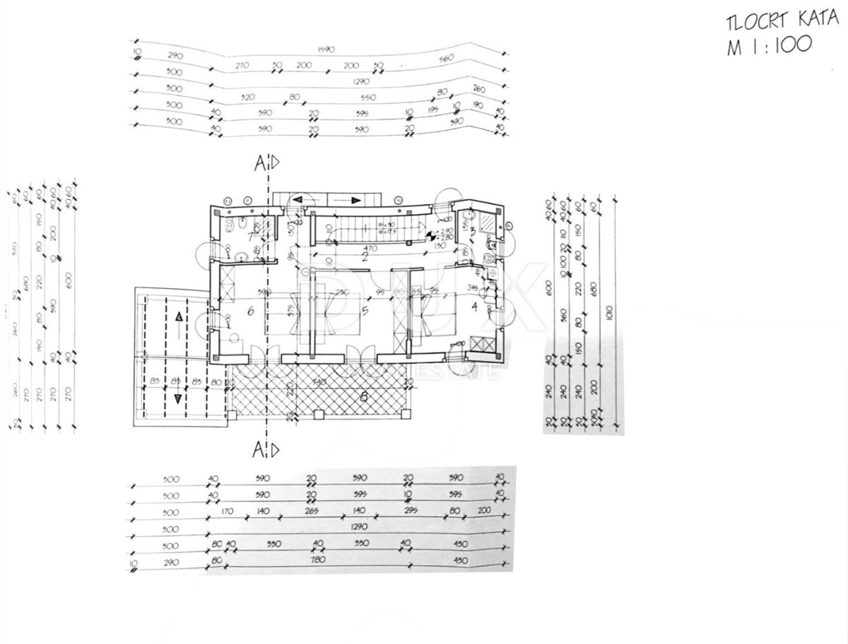 ISTRIA, RABAC - Casa in costruzione con vista mare