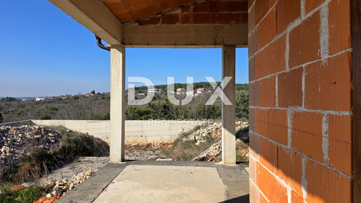 ISTRIA, RABAC - Casa in costruzione con vista mare