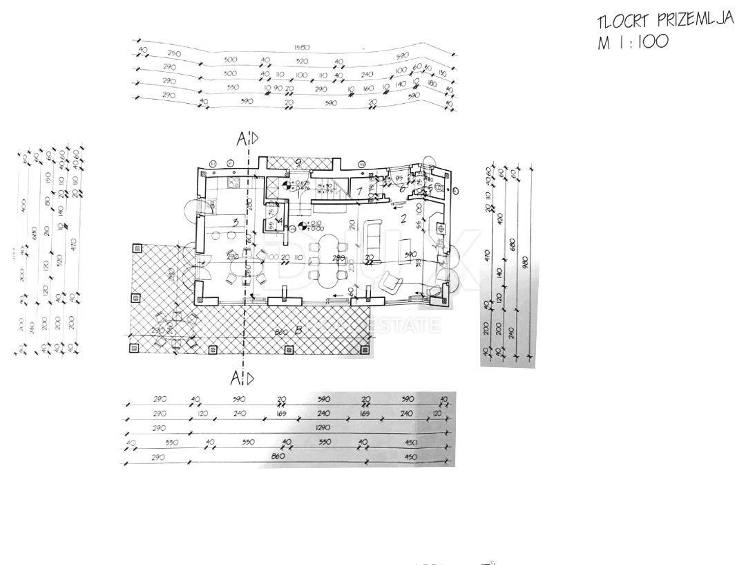 ISTRIA, RABAC - Casa in costruzione con vista mare
