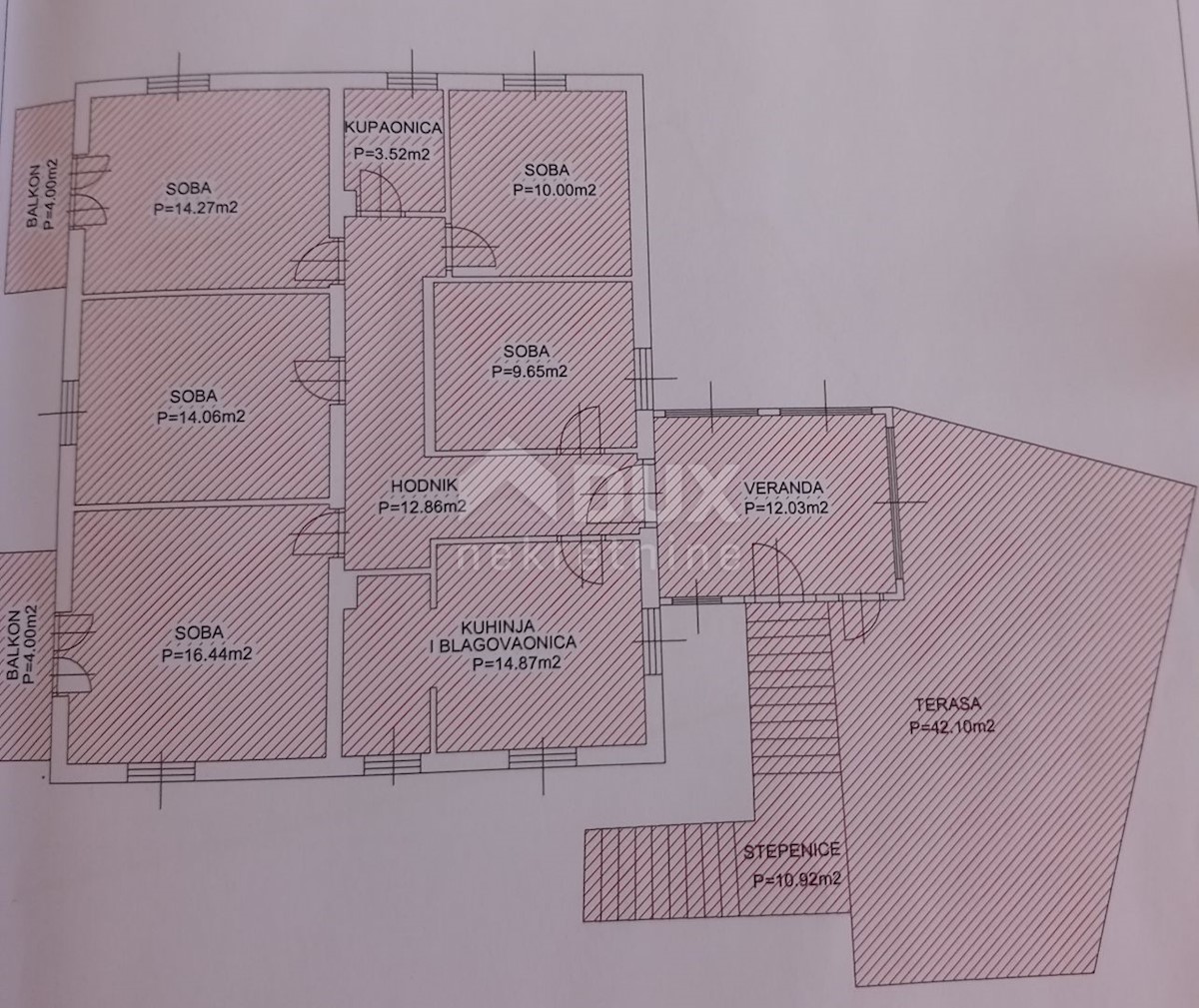 Appartamento Lovran, 107,70m2