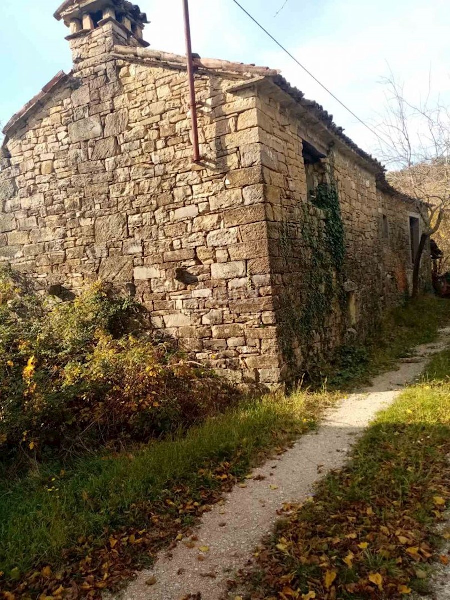 ISTRIA, BUZET - Casa in pietra in rovina nel cuore della natura