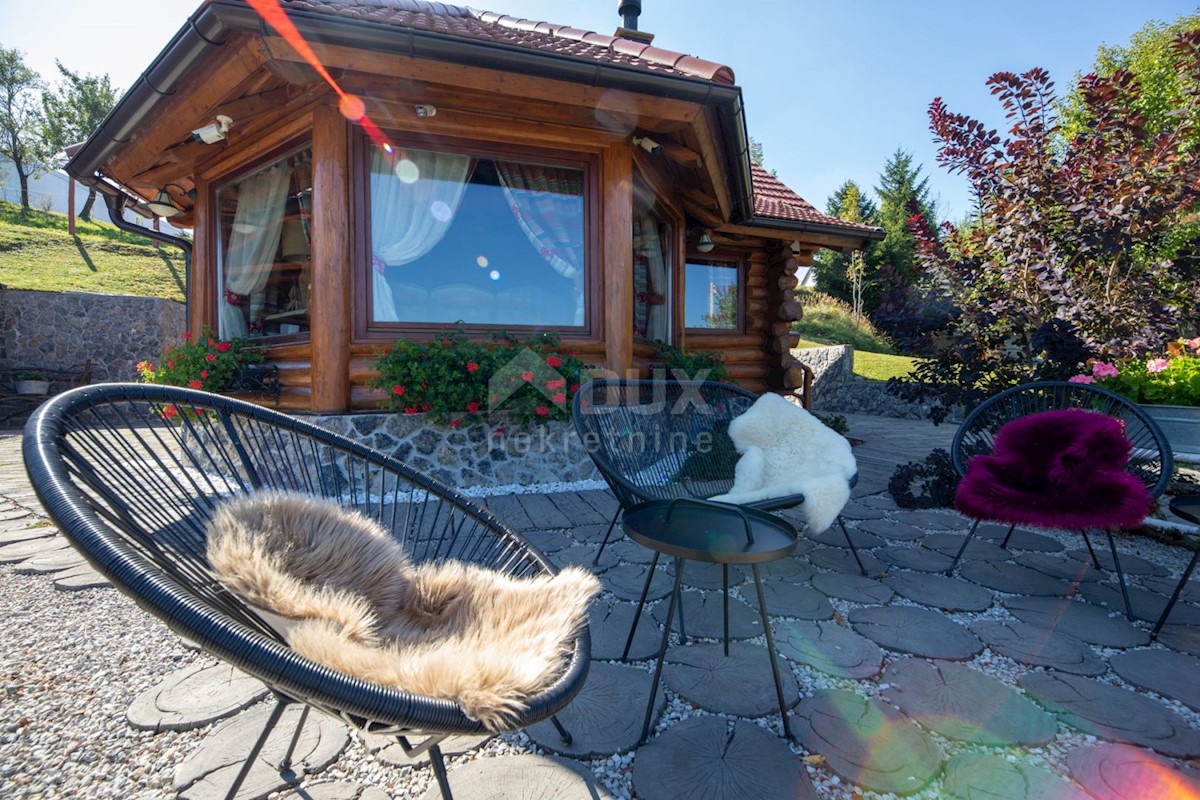 GORSKI KOTAR, KUPJAK - Villa in legno da favola con piscina e benessere!