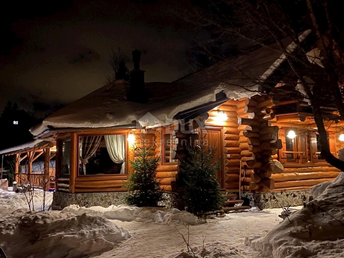 GORSKI KOTAR, KUPJAK - Villa in legno da favola con piscina e benessere!