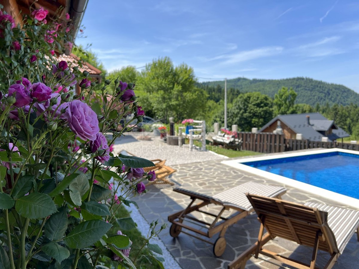 GORSKI KOTAR, KUPJAK - Villa in legno da favola con piscina e benessere!