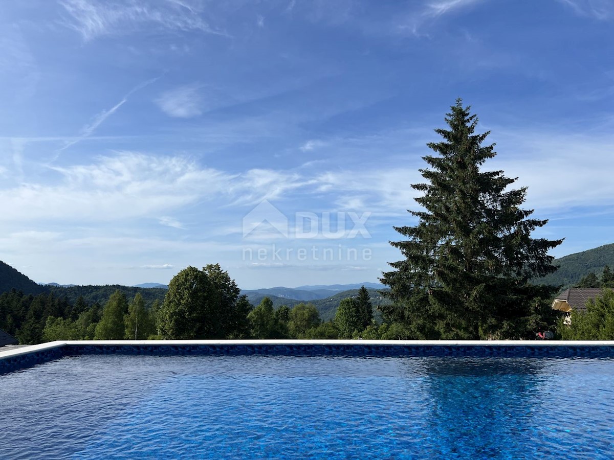 GORSKI KOTAR, KUPJAK - Villa in legno da favola con piscina e benessere!