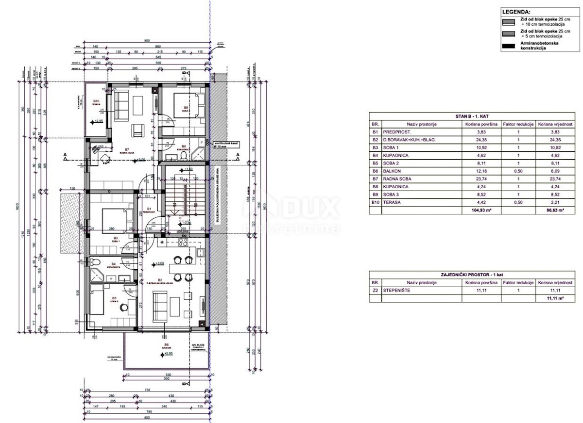 Appartamento Medulin, 104,93m2