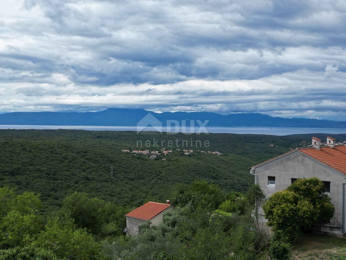 KRK, DOBRINJ - casa indipendente 135m2 con vista mare + ambiente 150m2