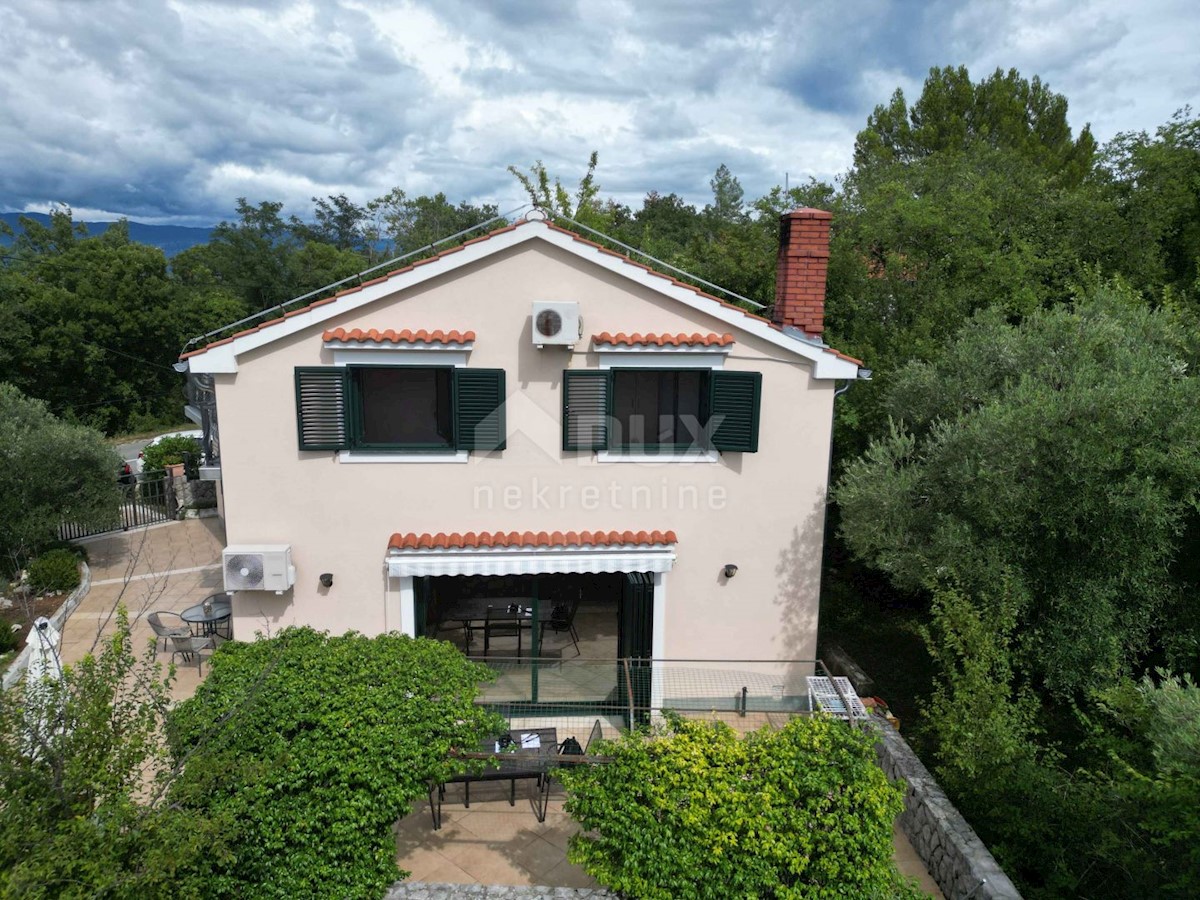 KRK, DOBRINJ - casa indipendente 135m2 con vista mare + ambiente 150m2
