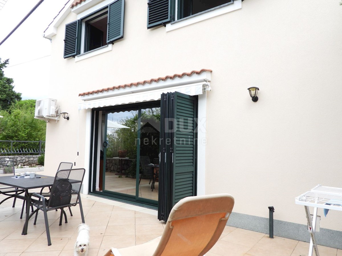 KRK, DOBRINJ - casa indipendente 135m2 con vista mare + ambiente 150m2