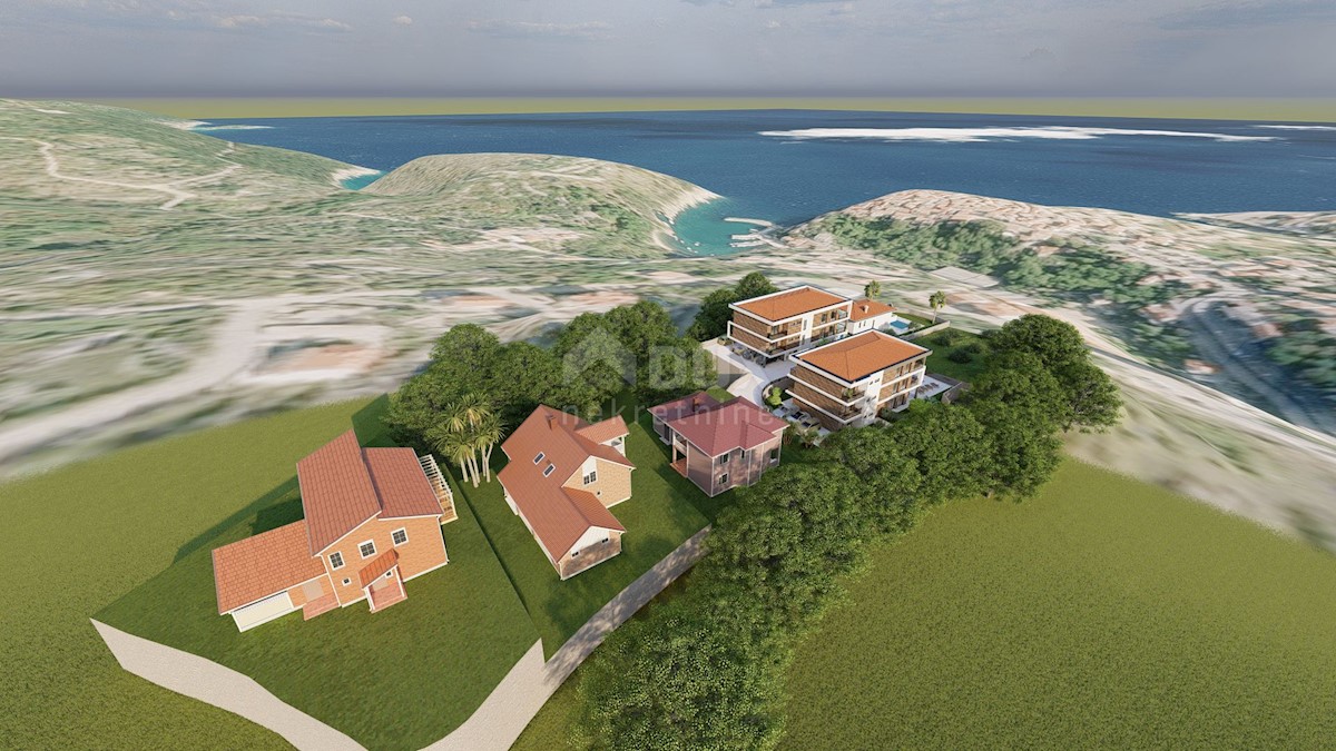 ISOLA DI KRK, VRBNIK - Appartamento di lusso con vista panoramica sul mare