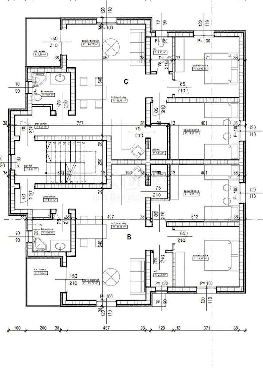 Appartamento Poreč, 68m2