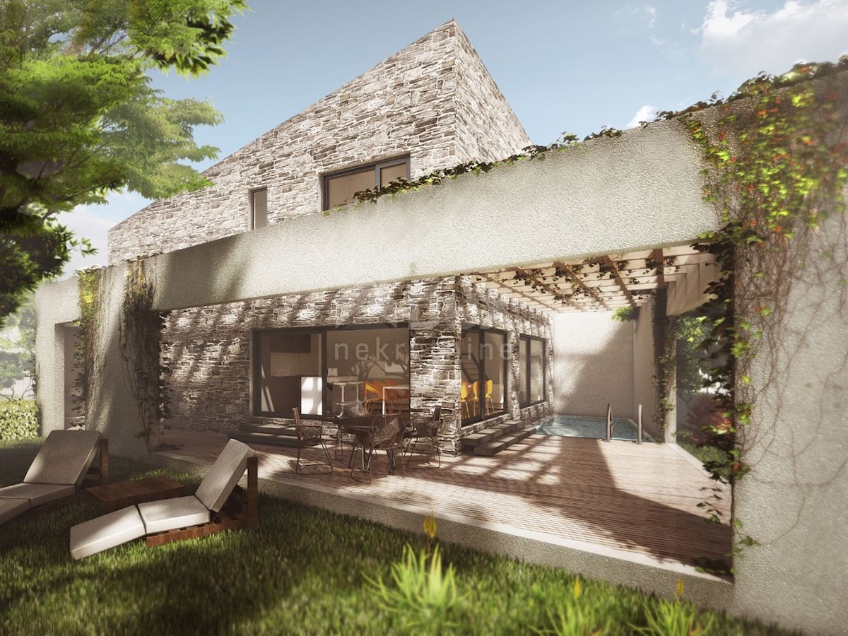 ISTRIA, ALBONA, ST. BARTUL - Moderna villa bifamiliare con vista panoramica