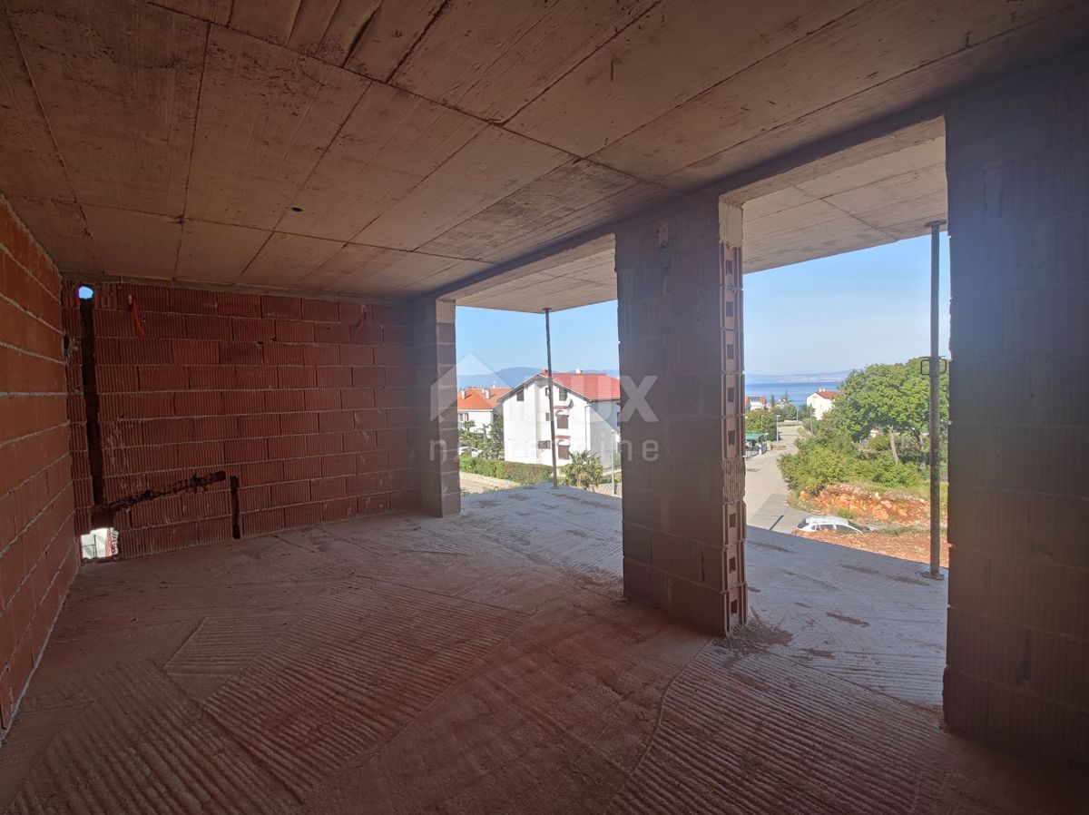 ISOLA DI KRK, NJIVICE - Appartamento con vista mare in un nuovo edificio