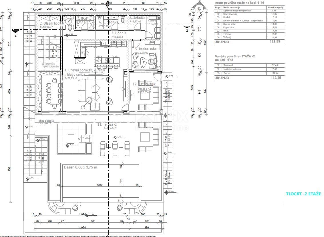 OPATIJA, IČIĆI - terreno per una villa con permesso di costruire 300m2 vicino alla spiaggia e Opatija