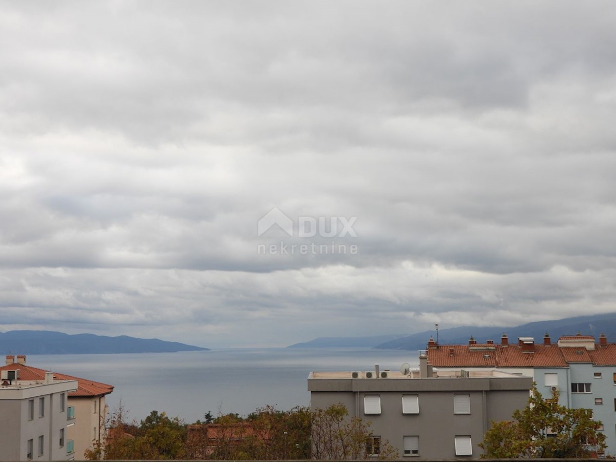 SRDOČI - appartamento 140m2 DB+3S con vista panoramica sul mare + giardino 175m2