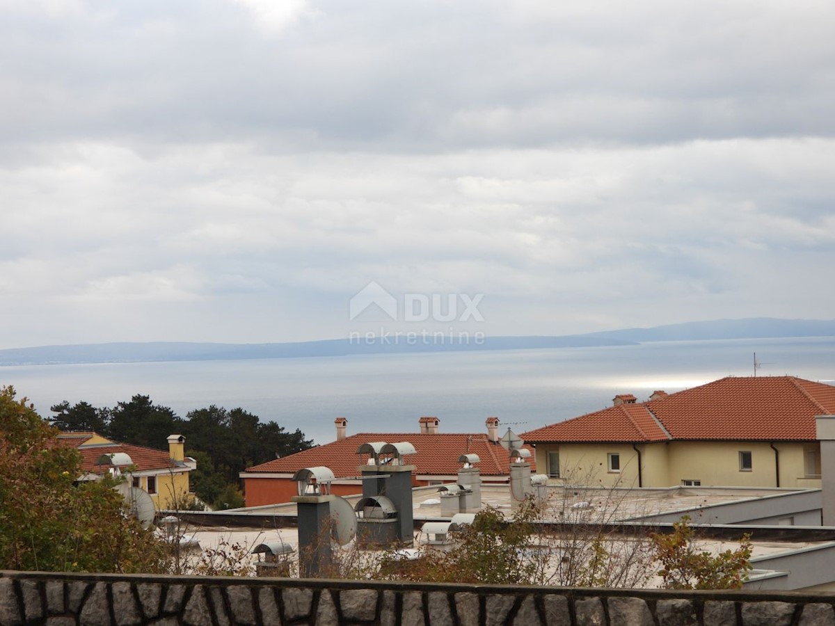 SRDOČI - appartamento 140m2 DB+3S con vista panoramica sul mare + giardino 175m2