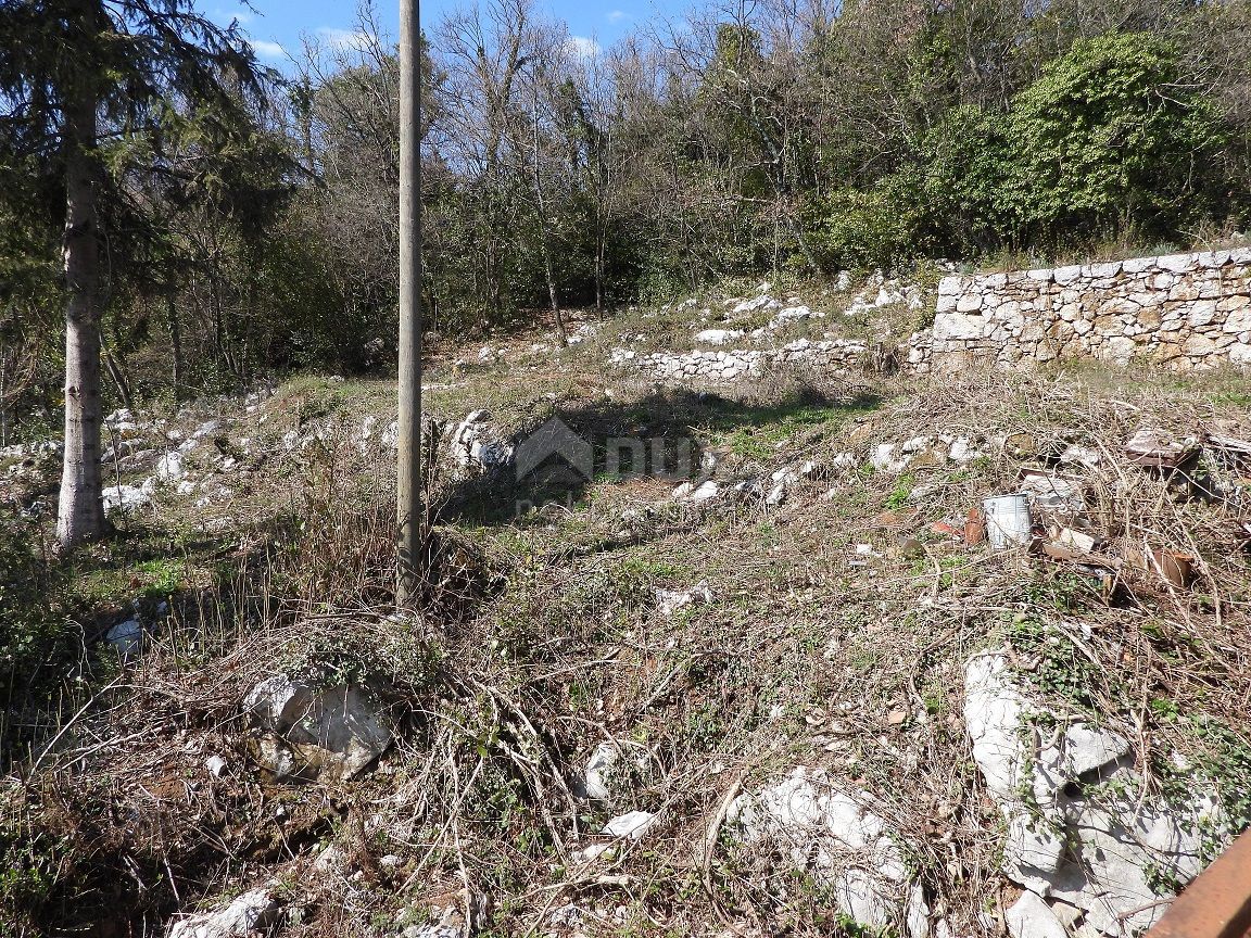 OPATIJA, IČIĆI, POLJANE - terreno edificabile di 4400m2 CON PERMESSO DI COSTRUZIONE!!! con vista mare + vecchia casa 130m2